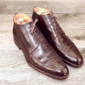 $995 GRAVATI Neiman Marcus 9.5 M Boot PECCARY Brown 17446 * add $15 new Trees